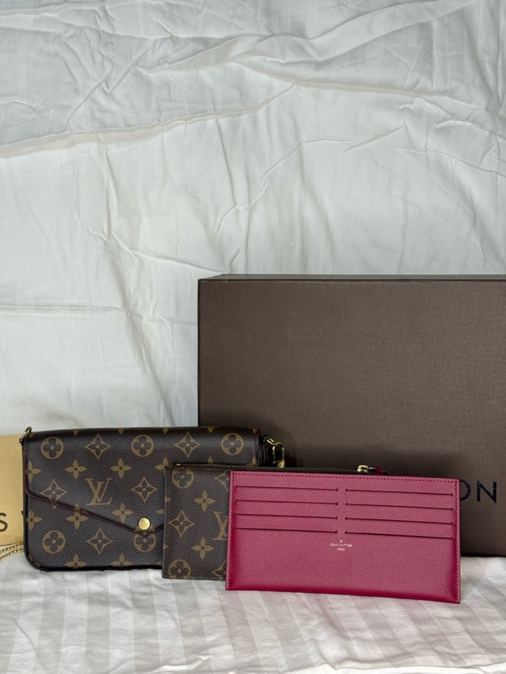 Louis Vuitton Monogram Felicie Chain Bag and Accessories